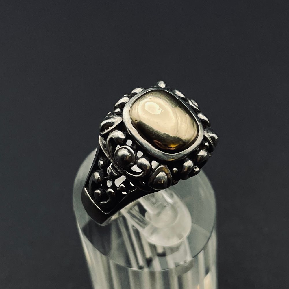 ❗️FINAL SALE Vintage ESPO Sterling Silver 14K Yellow Gold Ring‎ Joseph Esposito - Picture 3 of 9